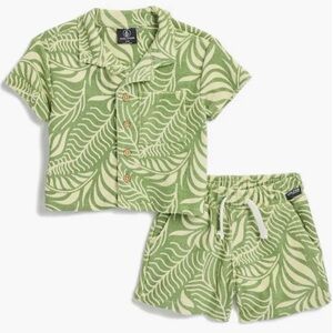 Volcom Kids terrycloth short set